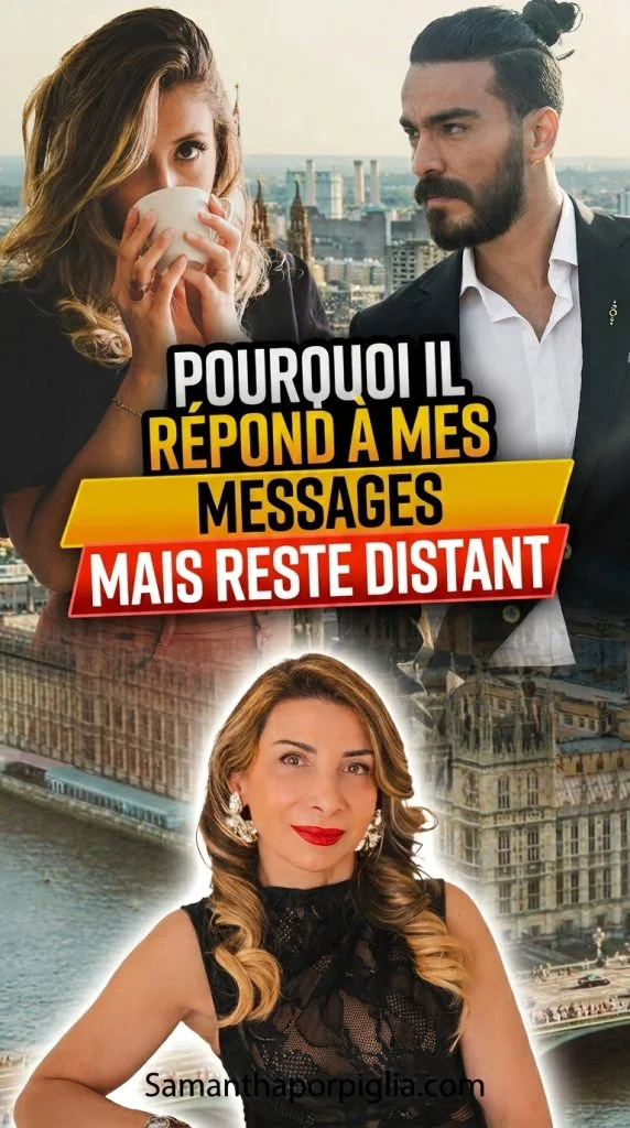 Pourquoi il répond a mes messages mais reste distant