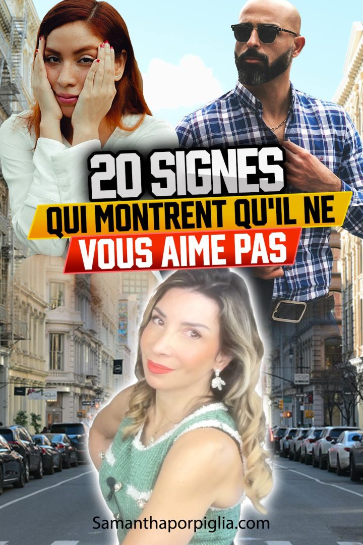 20 signes qu’un homme ne vous aime pas vraiment dans une relation